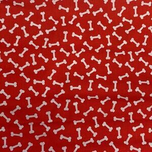 New Create It 18" X 21" Puppy Dog Bones Cotton Fat Quarter FQ Quilting Fabric
